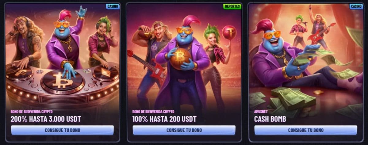 Mr Pacho promociones: cashback, recargas y Bonus Crab image 2