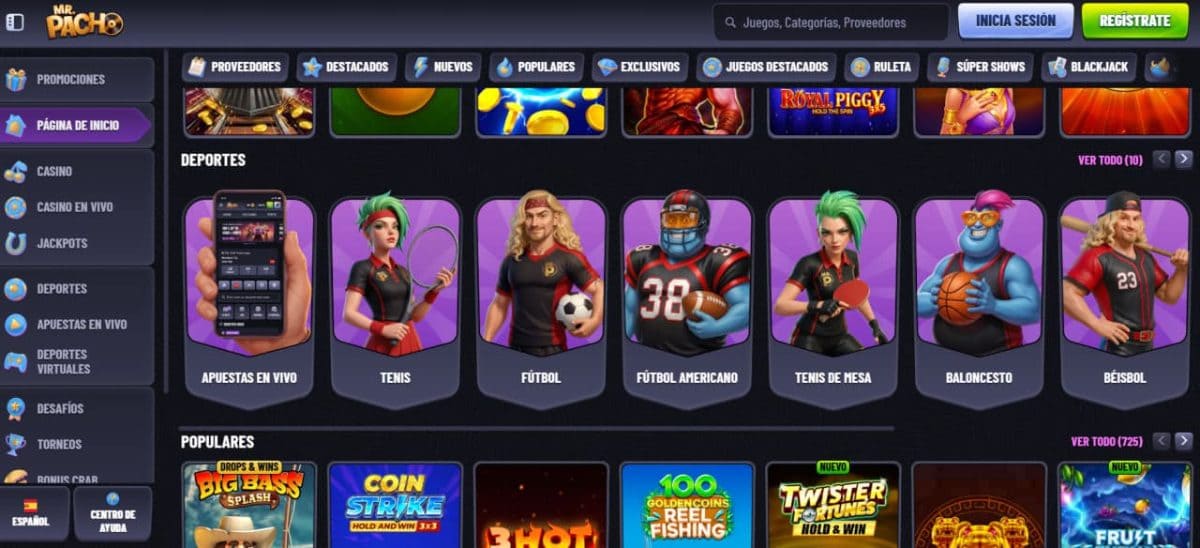 Mr Pacho Casino 2026: bono, juegos y pagos en España image 1